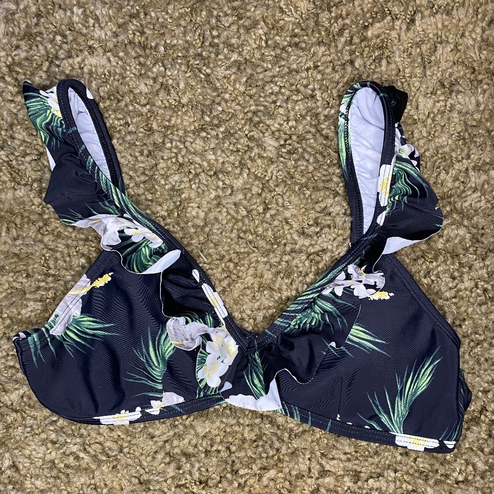 Ruffled Bikini Top